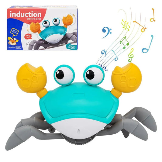 Crabe Danseur Musical Bébé – Jouet Interactif Rechargeable - Nid’Éveil