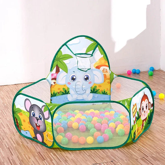 Piscine à Balles Bébé – Aire de Jeu Pliable et Colorée pour l’Éveil et la Motricité - Nid’Éveil