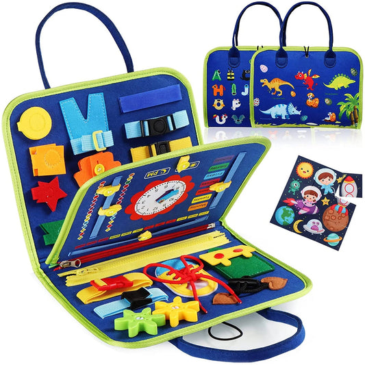Tableau Montessori Éducatif – Livre d’Éveil Sensoriel et Jouet d’Apprentissage pour Enfants - Nid’Éveil