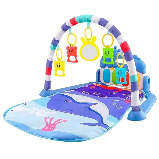 Tapis d’éveil musical avec piano lumineux et arches de jeux – Jouet interactif bébé - Nid’Éveil