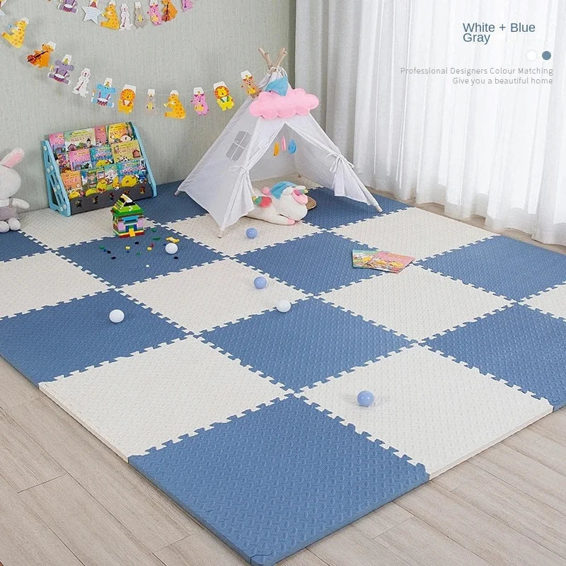 Tapis d’Éveil Bébé en Mousse – Dalles Puzzle Antidérapantes Nid’Éveil