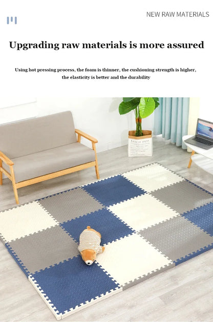 Tapis d’Éveil Bébé en Mousse – Dalles Puzzle Antidérapantes Nid’Éveil