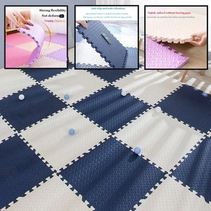Tapis d’Éveil Bébé en Mousse – Dalles Puzzle Antidérapantes Nid’Éveil