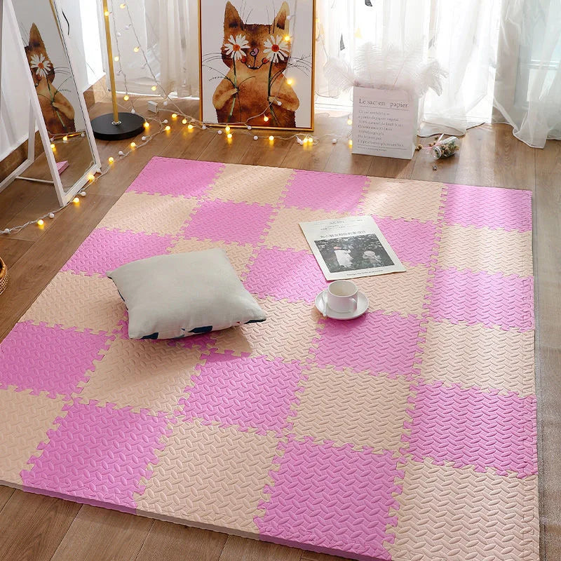 Tapis d’Éveil Bébé en Mousse – Dalles Puzzle Antidérapantes Nid’Éveil