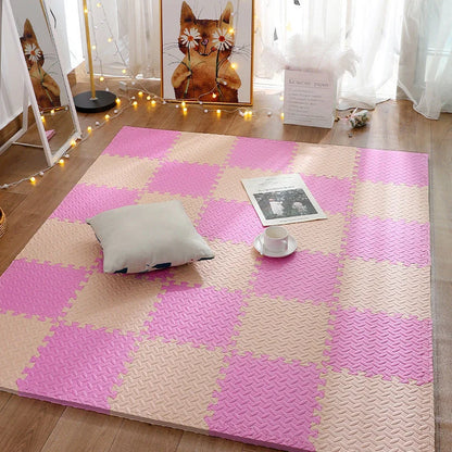 Tapis d’Éveil Bébé en Mousse – Dalles Puzzle Antidérapantes Nid’Éveil