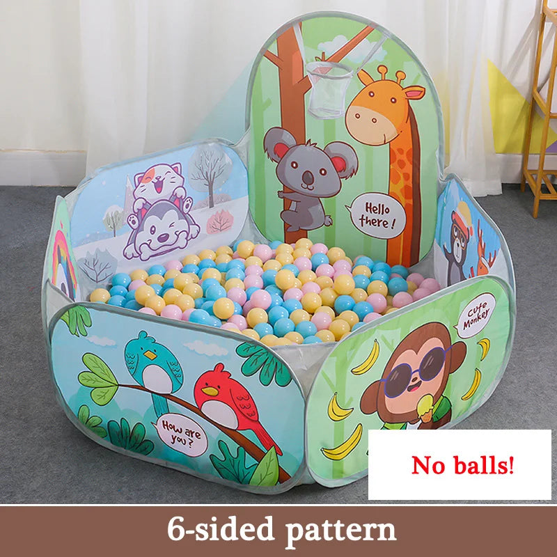 Piscine à Balles Bébé – Aire de Jeu Pliable et Colorée pour l’Éveil et la Motricité - Nid’Éveil