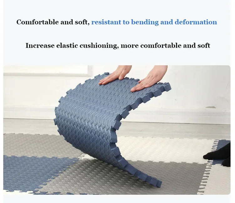 Tapis d’Éveil Bébé en Mousse – Dalles Puzzle Antidérapantes Nid’Éveil