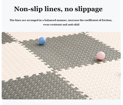 Tapis d’Éveil Bébé en Mousse – Dalles Puzzle Antidérapantes Nid’Éveil