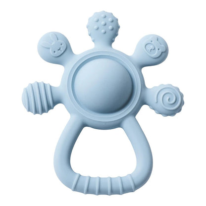 Anneau de Dentition en Silicone Souple – Jouet de Dentition Bébé Sensoriel et Sûr | Nid’Éveil - Nid’Éveil