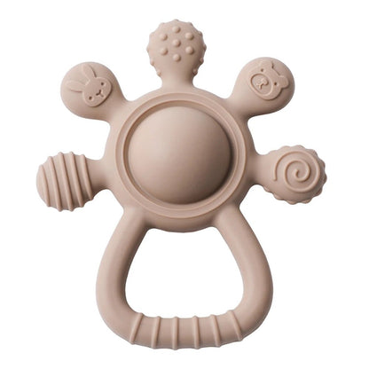 Anneau de Dentition en Silicone Souple – Jouet de Dentition Bébé Sensoriel et Sûr | Nid’Éveil - Nid’Éveil