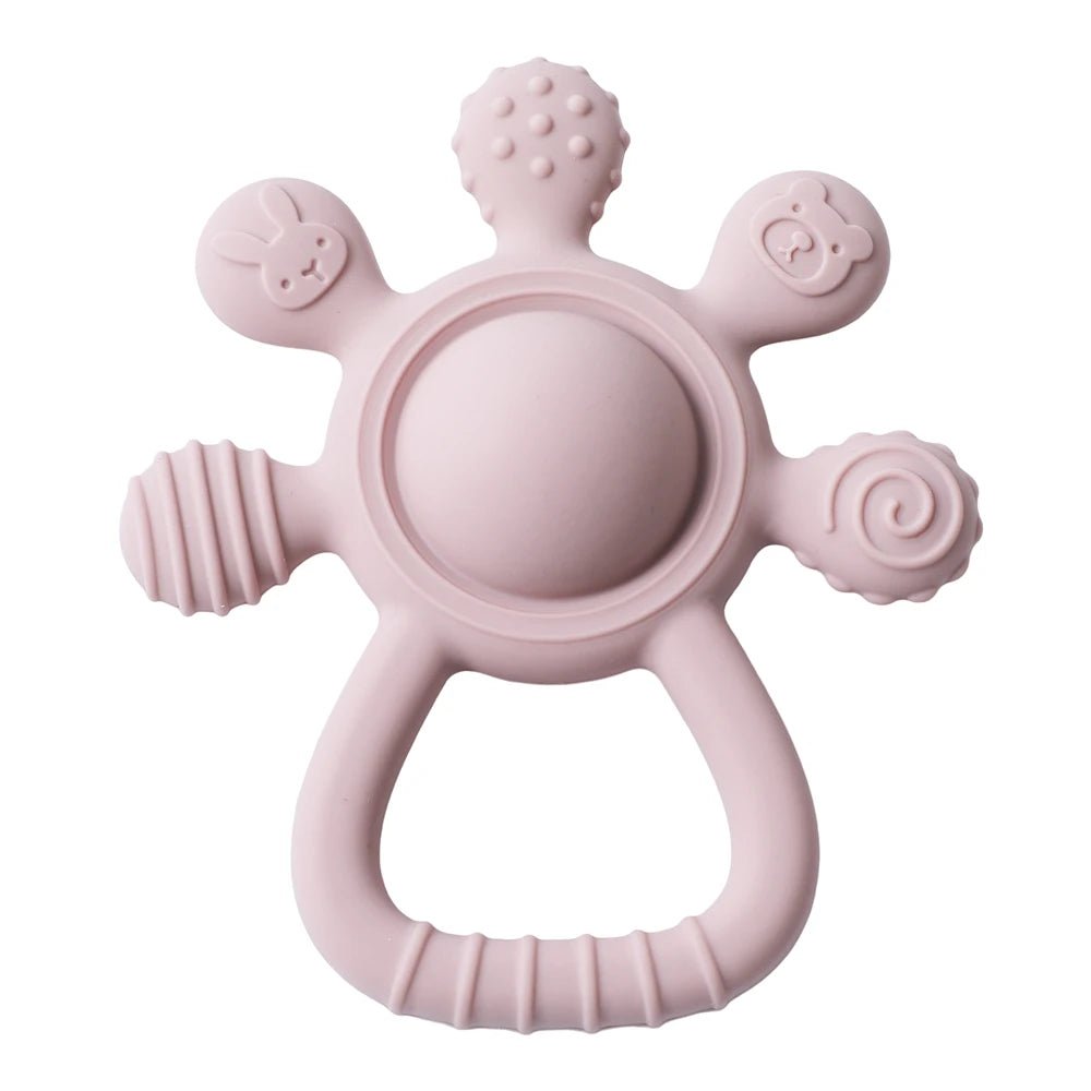 Anneau de Dentition en Silicone Souple – Jouet de Dentition Bébé Sensoriel et Sûr | Nid’Éveil - Nid’Éveil
