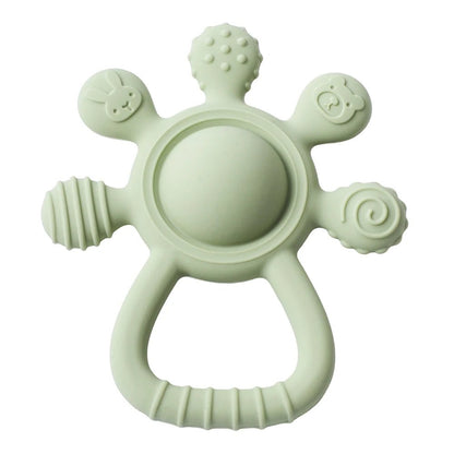Anneau de Dentition en Silicone Souple – Jouet de Dentition Bébé Sensoriel et Sûr | Nid’Éveil - Nid’Éveil
