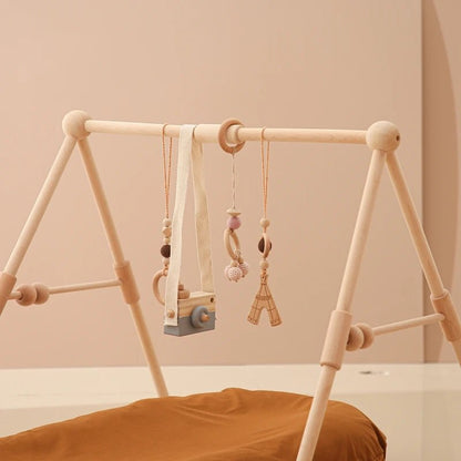 Arche d’Éveil en Bois Naturel – Jouet Montessori pour Bébé - Nid’Éveil