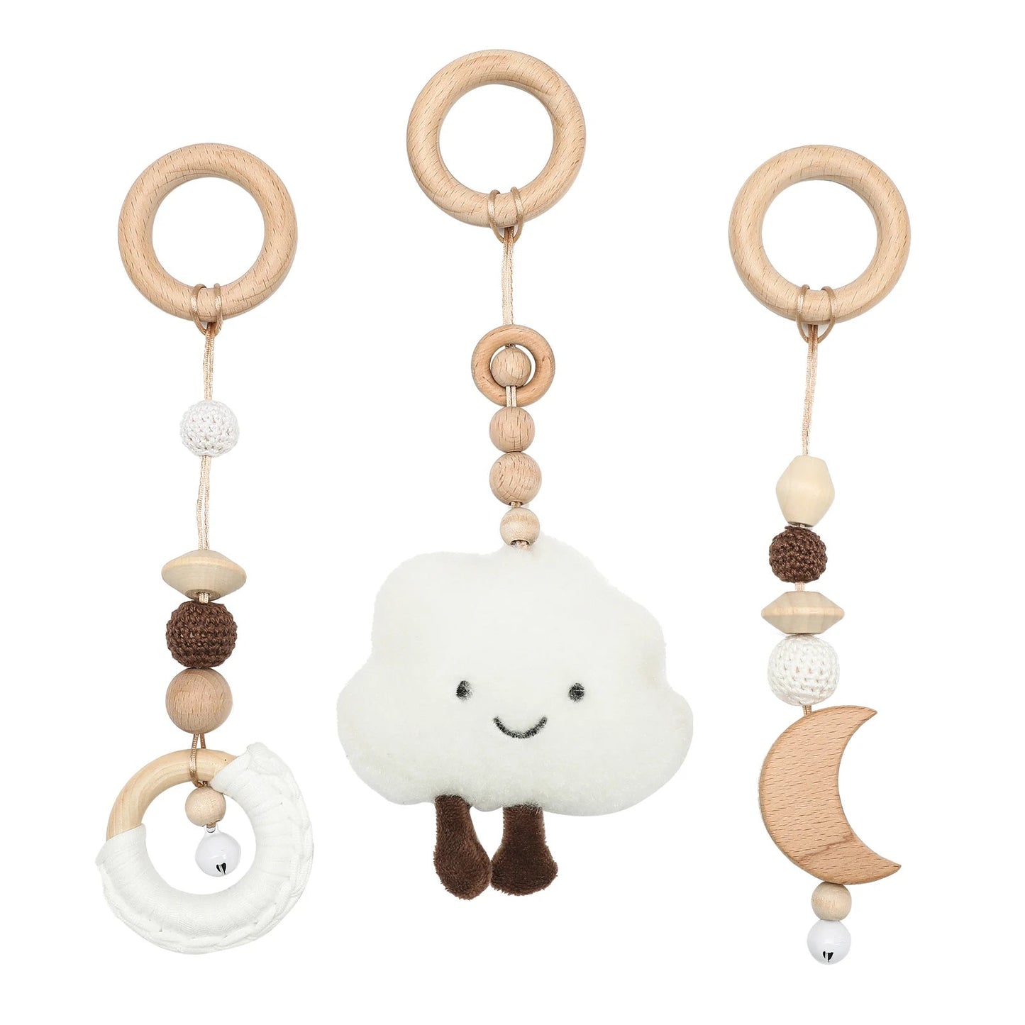 Arche d’Éveil en Bois Naturel – Jouet Montessori pour Bébé - Nid’Éveil