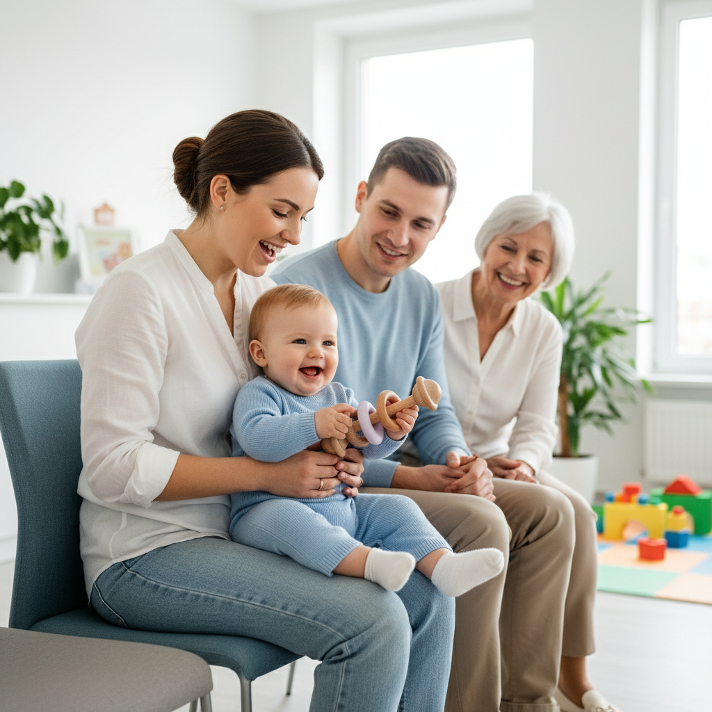 Hochet en bois de hêtre et silicone – Anneau de dentition bébé, jouet Montessori sensoriel - Nid’Éveil
