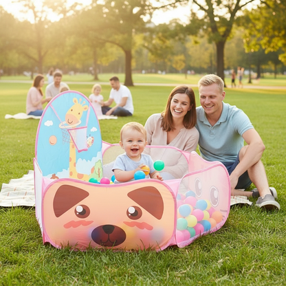 Piscine à Balles Bébé – Aire de Jeu Pliable et Colorée pour l’Éveil et la Motricité - Nid’Éveil