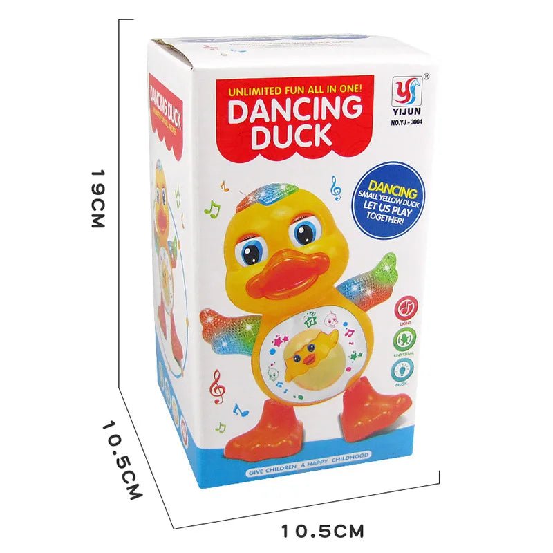 Canard Dansant Électrique et Lumineux – Jouet Musical d’Éveil Bébé - Nid’Éveil