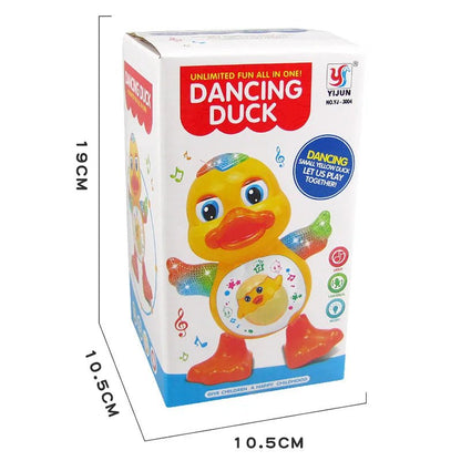 Canard Dansant Électrique et Lumineux – Jouet Musical d’Éveil Bébé - Nid’Éveil