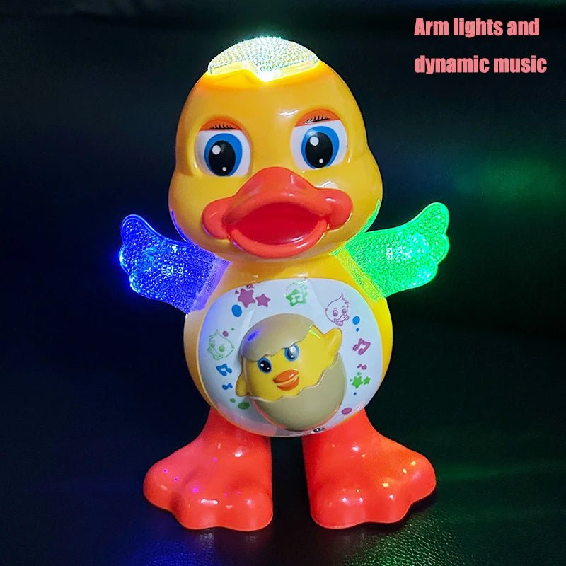 Canard Dansant Électrique et Lumineux – Jouet Musical d’Éveil Bébé - Nid’Éveil