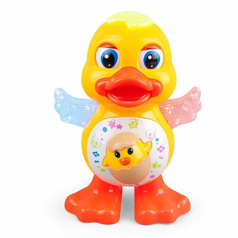 Canard Dansant Électrique et Lumineux – Jouet Musical d’Éveil Bébé - Nid’Éveil