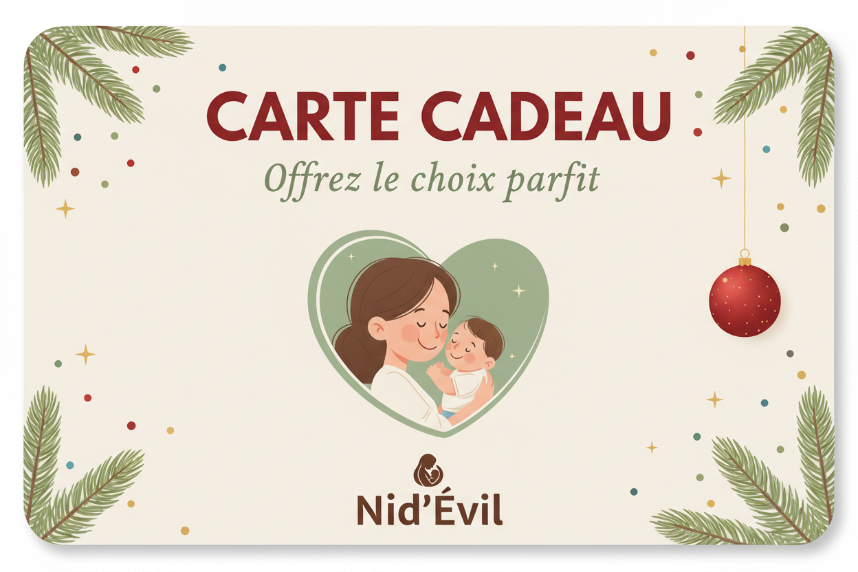 Carte cadeau Nid'Éveil - Offrez le choix parfait - Idée cadeau naissance - Jouets Montessori