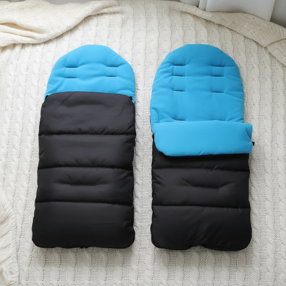 Chancelière Tundra bleu turquoise et noire - Esthétique scandinave