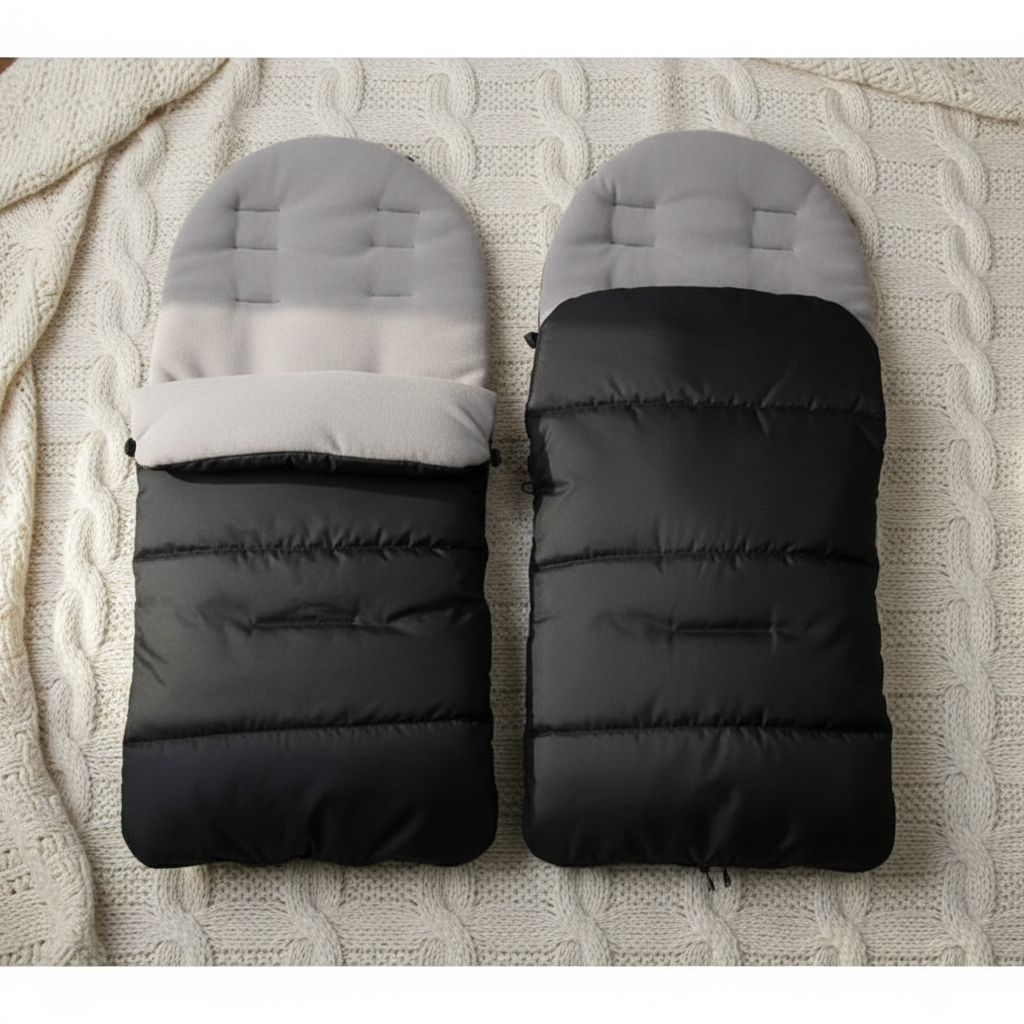 Chancelière Tundra gris clair et noire - Design scandinave élégant