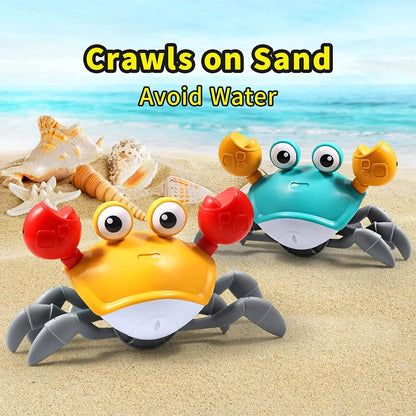 Crabe Danseur Musical Bébé – Jouet Interactif Rechargeable - Nid’Éveil