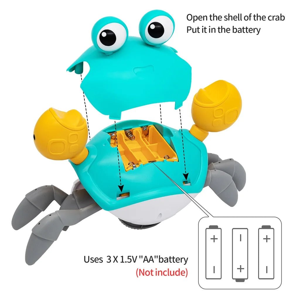 Crabe Danseur Musical Bébé – Jouet Interactif Rechargeable - Nid’Éveil