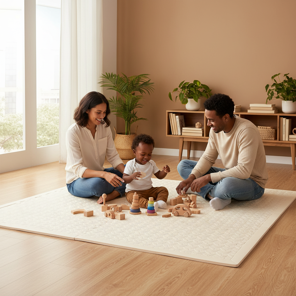 Tapis d’Éveil Bébé en Mousse – Dalles Puzzle Antidérapantes Nid’Éveil - Nid’Éveil
