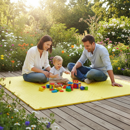 Tapis d’Éveil Bébé en Mousse – Dalles Puzzle Antidérapantes Nid’Éveil - Nid’Éveil