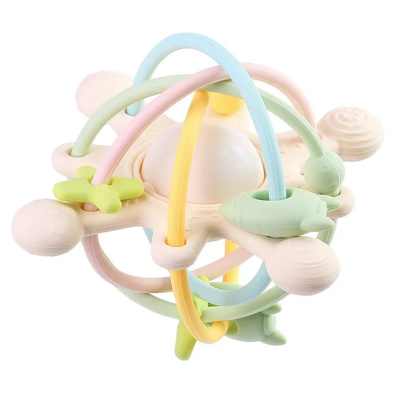 Hochet Bébé Montessori – Anneau de Dentition et Jouet Sensoriel - Nid’Éveil