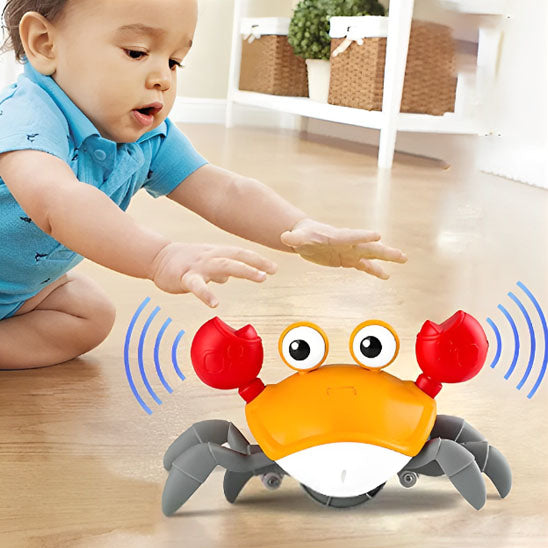 Crabe Danseur Musical Bébé – Jouet Interactif Rechargeable - Nid’Éveil