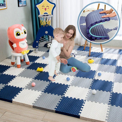 Tapis d’Éveil Bébé en Mousse – Dalles Puzzle Antidérapantes Nid’Éveil - Nid’Éveil
