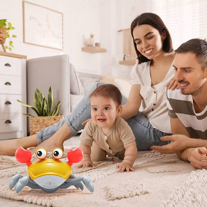 Crabe Danseur Musical Bébé – Jouet Interactif Rechargeable - Nid’Éveil