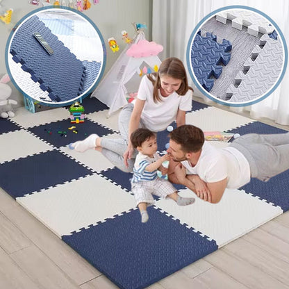 Tapis d’Éveil Bébé en Mousse – Dalles Puzzle Antidérapantes Nid’Éveil - Nid’Éveil