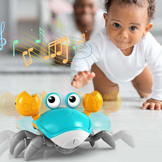 Crabe Danseur Musical Bébé – Jouet Interactif Rechargeable - Nid’Éveil