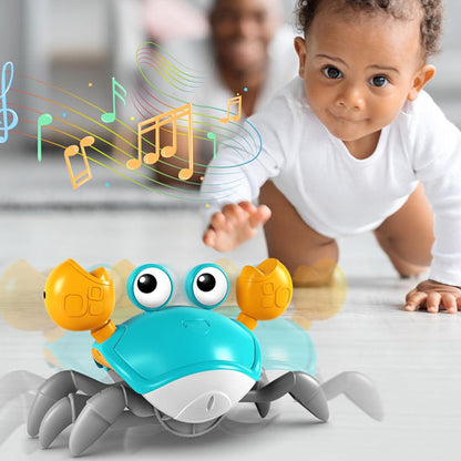 Crabe Danseur Musical Bébé – Jouet Interactif Rechargeable - Nid’Éveil