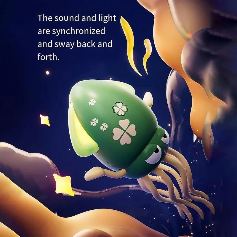 Poulpe dansant lumineux et musical pour bébé – Jouet interactif avec LED - Nid’Éveil