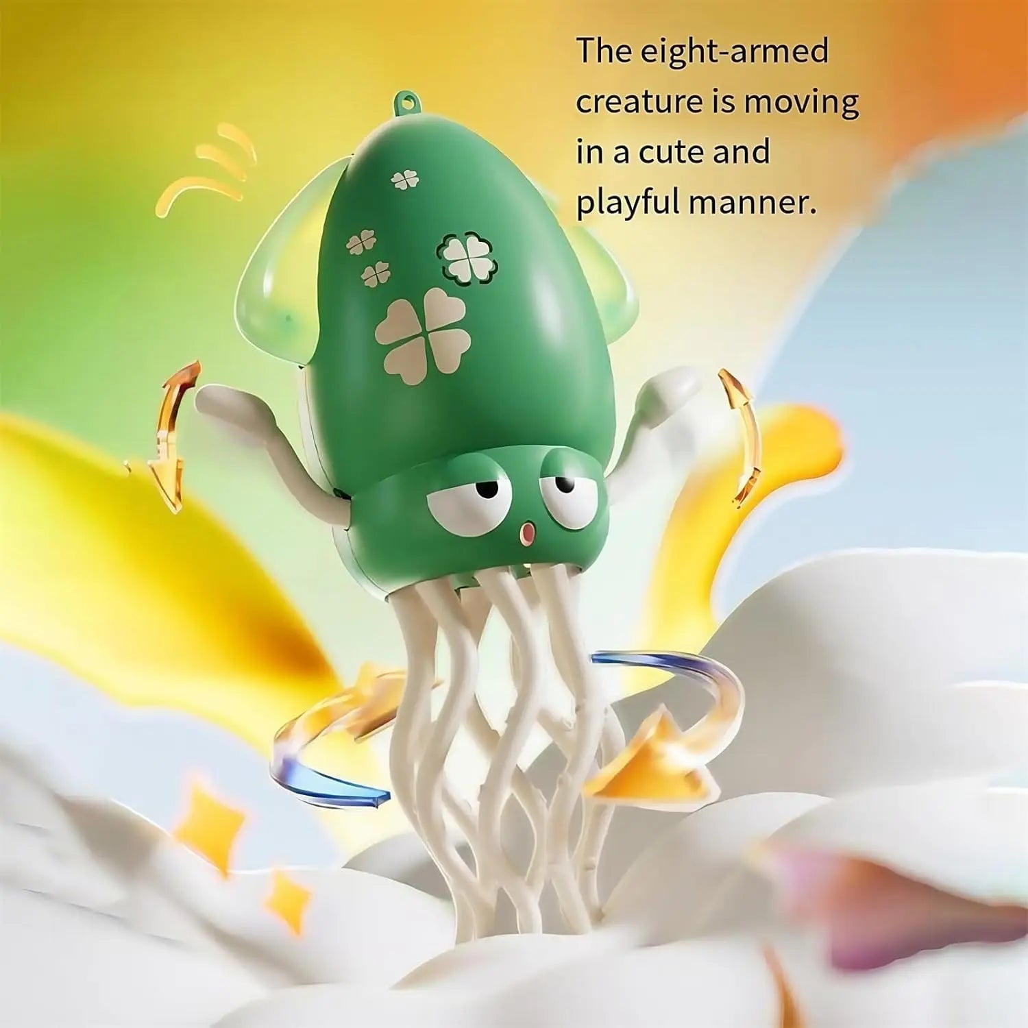 Poulpe dansant lumineux et musical pour bébé – Jouet interactif avec LED - Nid’Éveil