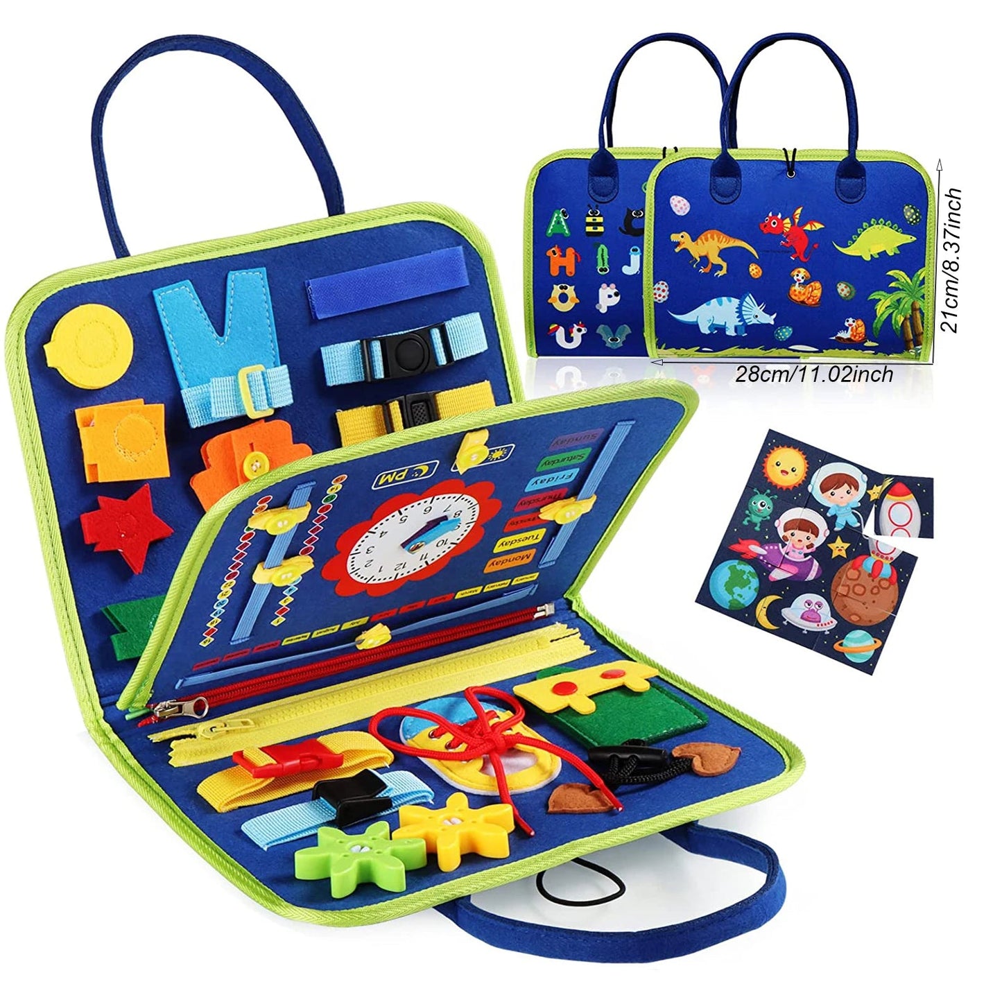 Tableau Montessori Éducatif – Livre d’Éveil Sensoriel et Jouet d’Apprentissage pour Enfants - Nid’Éveil