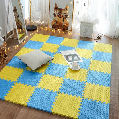 Tapis d’Éveil Bébé en Mousse – Dalles Puzzle Antidérapantes Nid’Éveil - Nid’Éveil