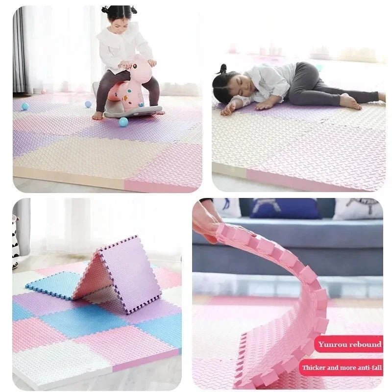 Tapis d’Éveil Bébé en Mousse – Dalles Puzzle Antidérapantes Nid’Éveil - Nid’Éveil