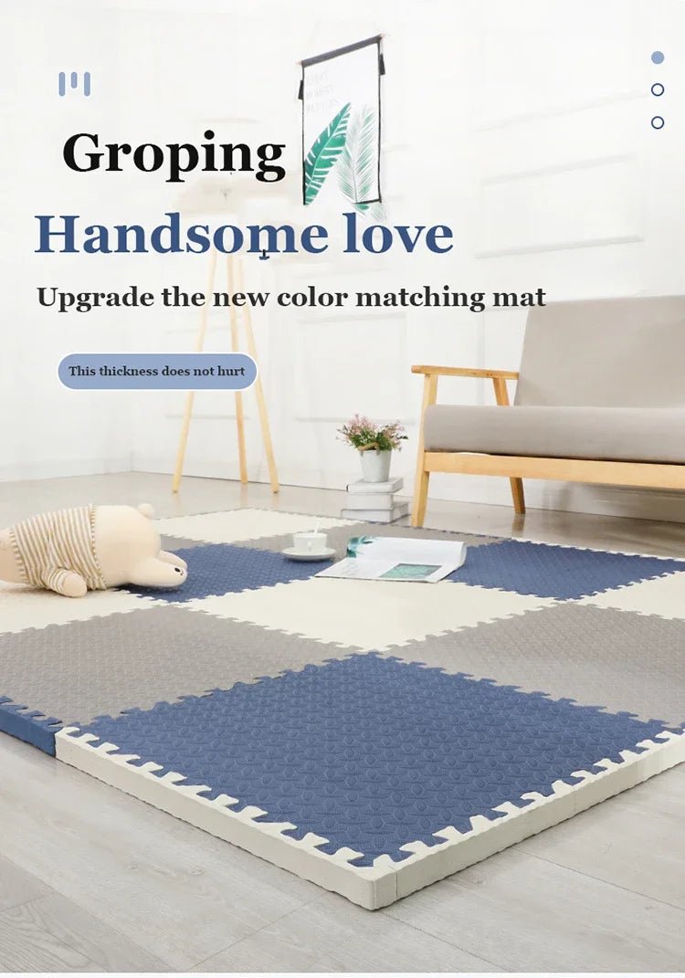 Tapis d’Éveil Bébé en Mousse – Dalles Puzzle Antidérapantes Nid’Éveil - Nid’Éveil