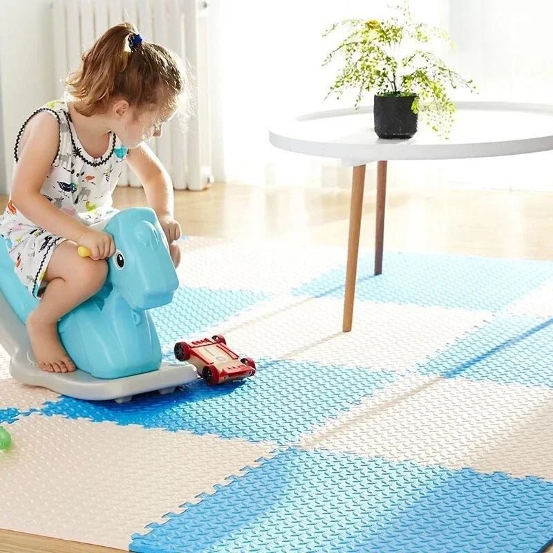 Tapis d’Éveil Bébé en Mousse – Dalles Puzzle Antidérapantes Nid’Éveil - Nid’Éveil