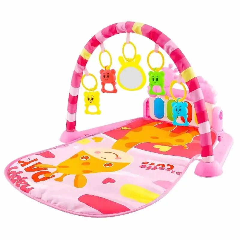 Tapis d’éveil musical avec piano lumineux et arches de jeux – Jouet interactif bébé - Nid’Éveil