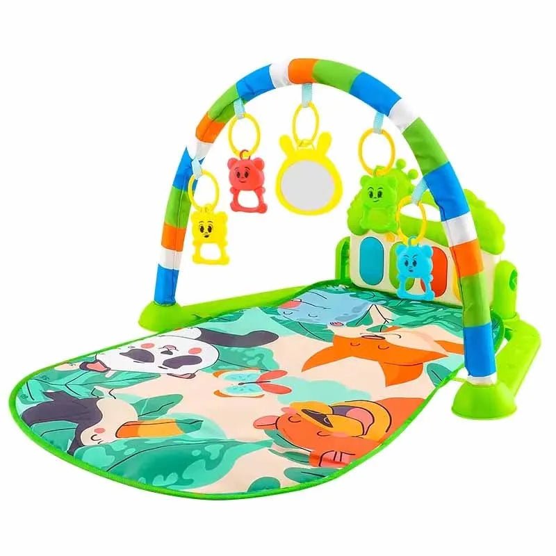Tapis d’éveil musical avec piano lumineux et arches de jeux – Jouet interactif bébé - Nid’Éveil