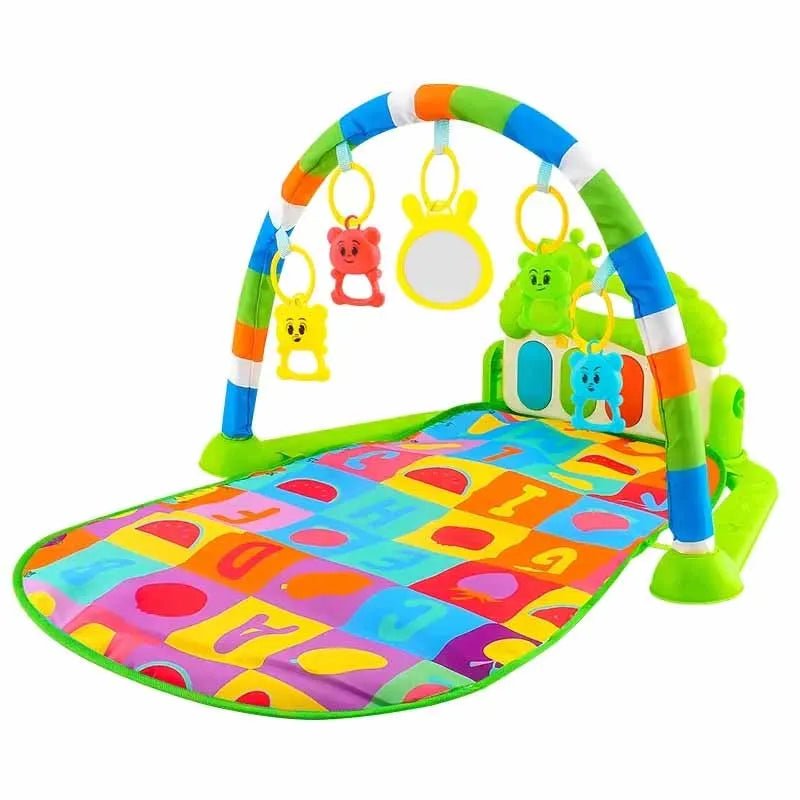 Tapis d’éveil musical avec piano lumineux et arches de jeux – Jouet interactif bébé - Nid’Éveil