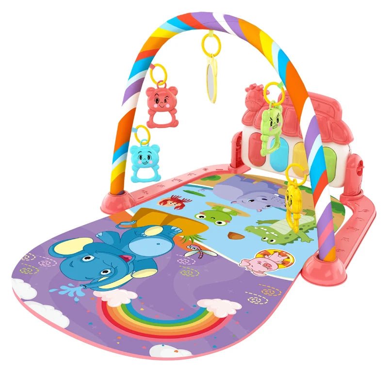 Tapis d’éveil musical avec piano lumineux et arches de jeux – Jouet interactif bébé - Nid’Éveil