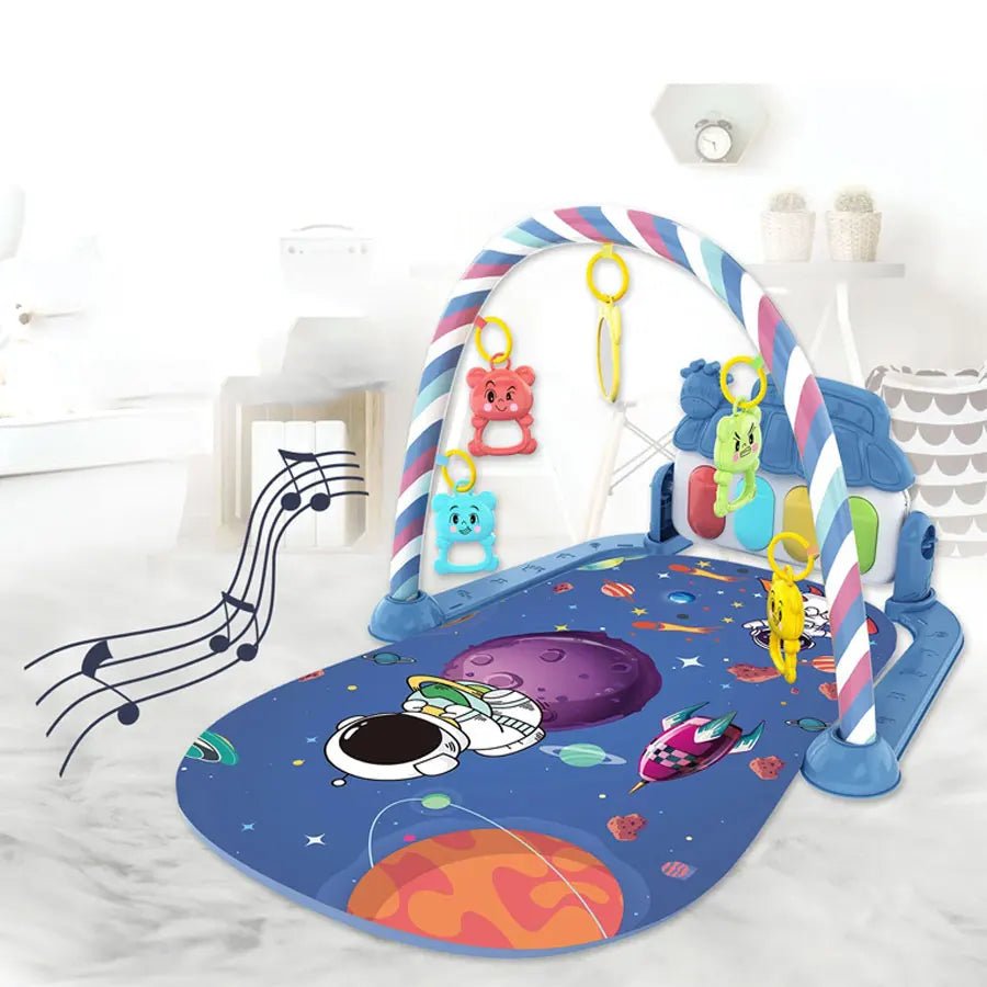 Tapis d’éveil musical avec piano lumineux et arches de jeux – Jouet interactif bébé - Nid’Éveil